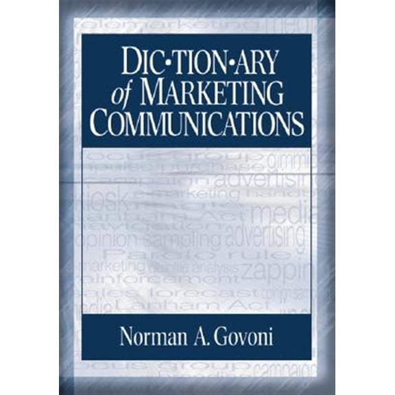 Pre-Owned Dictionary of Marketing Communications, (Hardcover)