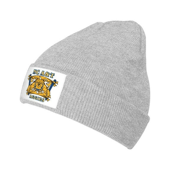 North Carolina A&T Aggies, Stretch Beanie Knit Hat For Men Women Winter Fall Spring Warm Cap