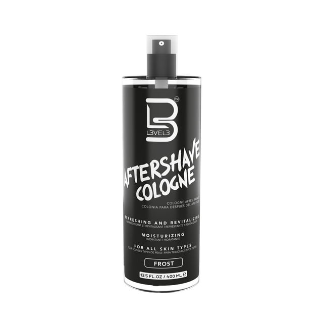 L3 Niveau 3 Vaporisateur Eau de Cologne après-Rasage - Adoucit la Peau - Rafraîchit et Soulage le Visage et la Peau - Formule Hydratante Niveau Trois après le Rasage