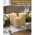 thumbnail image 4 of Velas LED sin llama impermeables para exterior Gmnee 7,5 x 10 cm, 4 of 9