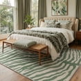 thumbnail image 2 of KUETH 8x10 Zebra Area Rugs Machine Washable Rugs for Living Room, Non Slip Flat Pile Rug with Rubber Backing, Modern Rug for Entryway Bedroom Dining Room Home Office, 2 of 7