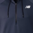 thumbnail image 4 of New Balance Men's Bp Short Sleeve Fleece Training Hoodie Dark Navy S, 4 of 4