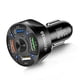 thumbnail image 1 of SGACAI Adaptador de cargador de coche con 4 puertos USB y carga rápida QC 3.0, accesorios con pantalla LED, 1 of 1
