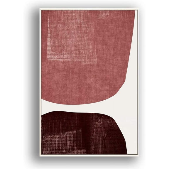 IDEA4WALL Framed Canvas Print Wall Art Stylish Veiled Woman with Red Lipstick & Hat People Fashion Illustrations Modern Art Chic Colorful Ultra for Living Room, Bedroom, Office - 16"x24" White