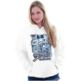 thumbnail image 3 of Angry Smurf Cartoon Manga Mashup Hoodie Sweatshirt Women Men Brisco Brands L, 3 of 6