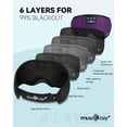 thumbnail image 3 of Auriculares para dormir con Bluetooth, máscara para dormir MUSICOZY, 3 of 7