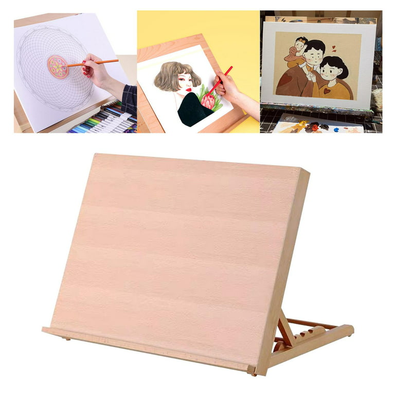 Adjustable Desk Easel,Portable Table Easel,Multifunctional Drawing Board  for Artist Display Painting, Multifunctional Display StandEasel