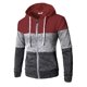 thumbnail image 1 of Blusa superior con capucha de retazos de Otoño Invierno de manga larga para hombre Fridja  po4908, 1 of 3