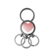 thumbnail image 1 of Rojo irradiar puntos el día de San Valentín Llavero de metal de acero inoxidable Llavero Anillo de cadena Llavero, 1 of 3