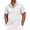 White, variant on WIZUTIZ Mens Short Sleeve Dress Shirts Summer Casual Button Down Shirts Business Shirts Solid Wedding Prom Tops