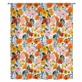 thumbnail image 2 of Spring Flowers Sheer Curtains 63 Inches Long, Floral Daisy Poppy Plants Rustic Light Filering Curtains, Breathable Simi Curtain Privacy Drapes for Living Room Bedroom Lightweight Window Treatment, 2 of 9