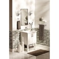 thumbnail image 5 of Moen Voss Chrome One-Handle Single Hole Bathroom Sink Faucet with Optional Deckplate, 5 of 8