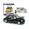 Black VW New Beetle 1:18 Scale Die Cast Model Kit