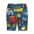 thumbnail image 3 of Picia Vehicles Cartoon with Funny Drivers Pajama Shorts for Men, Men's Pajama Bottoms, Sleepwear,Short Pajama Pants-Medium, 3 of 9