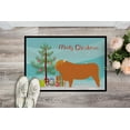 thumbnail image 2 of Caroline's Treasures BB9187JMAT Highland Cow Christmas Door Mat, Indoor Rug or Outdoor Welcome Mat 24x36 Doormat , 36"L, 2 of 4