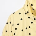 thumbnail image 5 of Edvintorg Womens Jacket Polka Dot Lightweight Long Sleeve Casual Loose Coat Fall Winter Outerwear with Buttons Trendy Womens Clothes Yellow M, 5 of 5