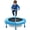 Blue, variant on HOT JUMP 36" Kids Trampoline Indoor with Handle, Mini Toddler Rebounder for Age 3+, Blue