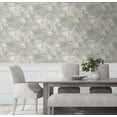 thumbnail image 7 of Harry & Grace Grey Floral Blossom Peel and Stick Wallpaper - 27 in. W. x 18 ft. L. Roll, 7 of 7