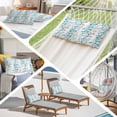thumbnail image 6 of Teal Blue Grey Botanical Throw Pillow Covers, Spring Floral Summer Farmhouse Soft Breathable Pillow Cases with Invisible Zipper for Sleeping, Toddler Pillowcases for Couch Bed Sofa Chair 12x20 Inches, 6 of 9