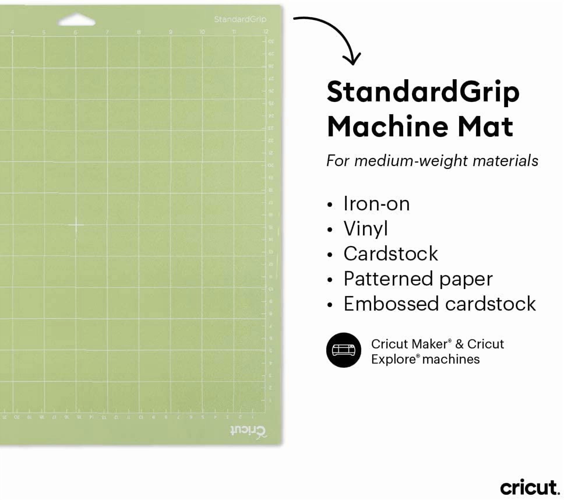Cricut Tapis de coupe StandardGrip pour machines 30,5 x 61 cm (2 unités)
