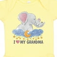 thumbnail image 4 of Inktastic I Love My Grandma Elephant Family Boys or Girls Baby Bodysuit, 4 of 5