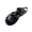 Black-04, variant on Jelly Sandals Adjustable Buckle T-Strap Round Toe Slingback Bling Flats Summer Fisherman's Sandal Glitter Rain Shoes