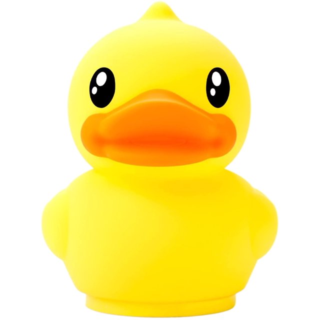 Little Yellow Duck Silicone Pat luz nocturna enchufe de carga ahorro de energía fuente de alimentación para bebés protección para los ojos dormir dormitorio lámpara de mesita de noche JAMW Sencillez