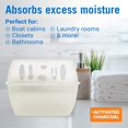 thumbnail image 3 of Refillable Moisture Absorbers Dehumidifier Bucket with Refill Bag Pack to Control & Get Rid of Water, Humidity, Odors & Damp Air | Tub for Basement Closet Home Boat RV Car or Unscented Fragrance Free, 3 of 5