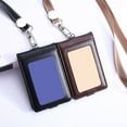 thumbnail image 2 of CSChome Collapsible ID Card Holder Convenient Card Holder: Portable Snap Closure ID Holder with Lanyard, 2 of 7