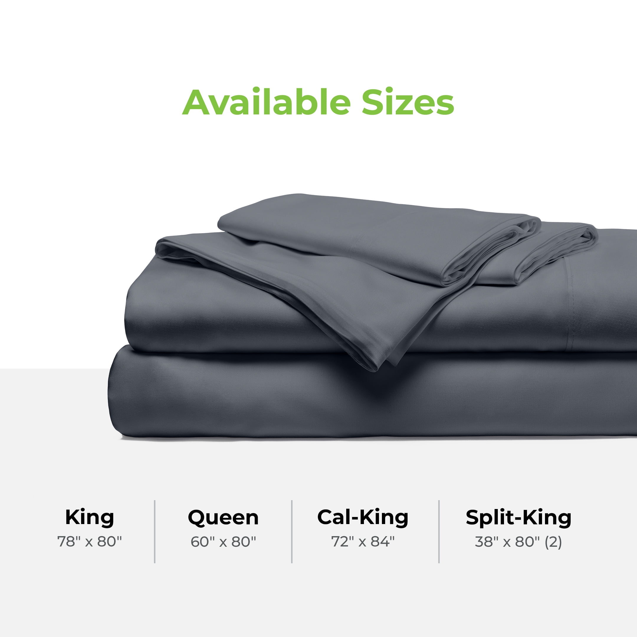 Cariloha Resort Bamboo Viscose 4-Piece Bed Sheet Set - Cooling, Odor-Resistant, Sustainable, Hypoallergenic, Soft and Durable - Flat and Fitted Sheets and Two Pillowcases - King - Blue Lagoon