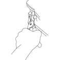 thumbnail image 3 of Pinzas para bujías Lisle 52990 con mordazas acolchadas, 3 of 3