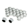 thumbnail image 2 of Universal 17mm Car Wheel Chrome Plastic Nut Cover Bolt Cap, 2 of 7