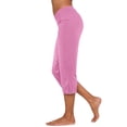 thumbnail image 5 of Tqcoqu Capris for Women with Pockets,Golf Pants 7/8 High Waisted Stretch Pull On Ankle Business Casual Travel Athletic Work,Pink Women's S-XXXL, 5 of 9
