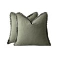 thumbnail image 6 of Pklyzj Pillow Covers 1Pack Bohemian Wind Washed Cotton Tassel Solid Color Pillow Set Living Room Sofa Lumbar Cushion Cushion Bedroom on Clearance, 6 of 6