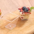 thumbnail image 3 of Lot de 100 Mini Desserts 2oz pour Pudding Fruits Crème Glacée 25 Pcs Tasses, 3 of 4