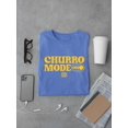 thumbnail image 3 of Churro Mode On Bold Retro Design Men's T-shirt, 3 of 4