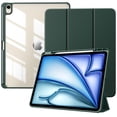thumbnail image 1 of Funda TimoVo para iPad Air de 13 pulgadas con soporte para lápices, color verde medianoche, 1 of 9