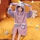 thumbnail image 4 of Pijama de Anime Sanrio Kuromi Cinnamoroll para niños, pantalones de manga larga engrosados, terciopelo Coral, dibujos animados, ropa de dormir para niños y niñas, Otoño e Invierno, 4 of 4