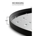 thumbnail image 5 of KOHROS  Round Metal Framed Wall Mirror large - Black, 5 of 5