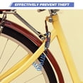 thumbnail image 3 of Miangastore Bike Cable Combination Lock Multi Zinc Alloy Steel Cable 1Pcs 5.11X0.79X0.79in, 3 of 9