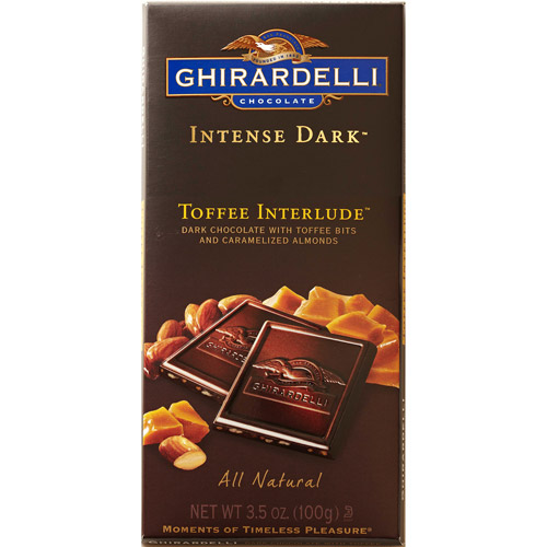 Ghirardelli Intense Dark Toffee Interlude Chocolate, 3.5 Oz. Walmart