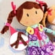thumbnail image 4 of Snuggle Stuffs Muñeca de peluche Sugar Snap para aprender a vestir para niños pequeños - 15"" - Muñeca para niña de 2 años - Muñeca Montessori, 4 of 4