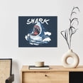 thumbnail image 6 of Naloa Shark Print Canvas Bathroom Wall Art,Bathroom Wall Art Decoration, Canvas Poster Prints,Decorative Paintings for Living Room, Bathroom, Kids Room, 6 of 6