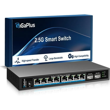Tofficu Port Gigabit Ethernet Network LAN Splitter Mbps Compatible Easy