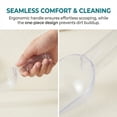 thumbnail image 4 of REGALWOVEN Ice Scoop Easy Clean Plastic Ice Shovel for Candy Buffet Kitchen, Popcorn Scooper for Bar, Ice Bucket, Popcorn in  Clear-3PCS, 4 of 7