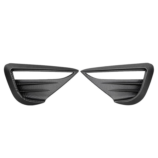 Protector de faros antiniebla delanteros PENGJJMXG Alerón de cuchillas de viento para modelo Y 2021-2022