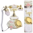 thumbnail image 4 of Teléfono Vintage, Esfera Giratoria De Decoración Clásica Con Línea Telefónica, Teléfono Antiguo, Para Sala De Estar, 4 of 7