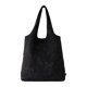 thumbnail image 1 of Bolsa de la compra reutilizable de gran capacidad, bolsa de viaje informal para el trabajo, el verano y la playa. Negro, 1 of 9