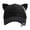 Adult version, variant on Women Modern Kitten Ears Baseball Hat with Metal Charm for Girls Women Versatile Kitten Ears Adjustable Hat Cats Ear