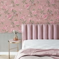 thumbnail image 3 of Fine Décor Akina Blush Floral Wallpaper, 20.5-in by 33-ft, 56.38 sq. ft., 3 of 4